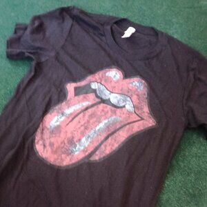 100% Cotton Rolling Stones Logo Band Tee